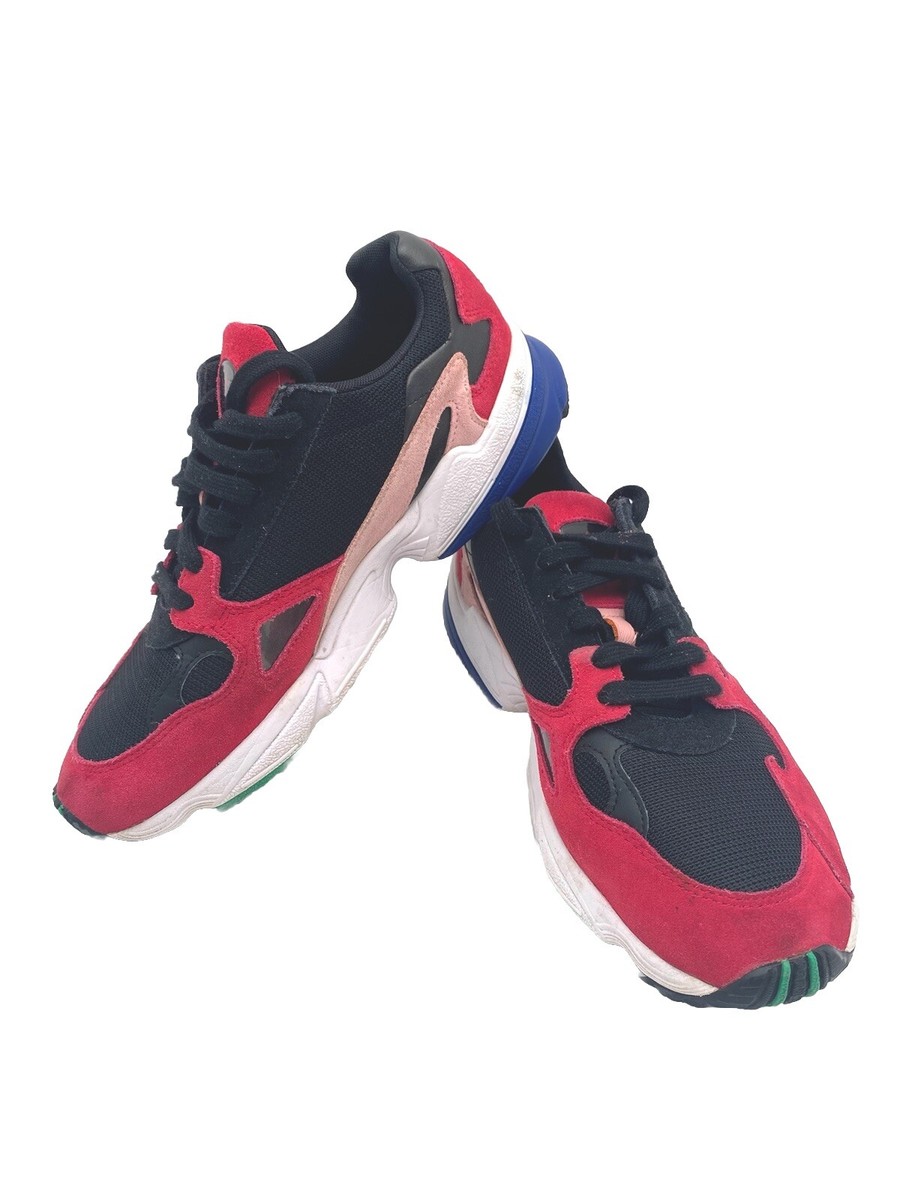 Athletic Sneakers Adidas Falcon Green And Pink Pink Adidas Falcon