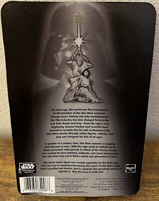 Star Wars Darth Vader Silver Anniversary 2002 New York Toy Fair
