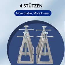 4 Stützen für 900 kg Aluminium-Wohnwagenst�...