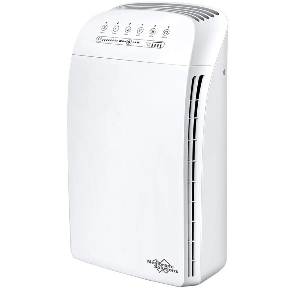 Purificador de aire HEPA verdadero para el hogar filtros de aire para habitaciones grandes para alergias fumador polvo de mascotas Foto 2 de 4