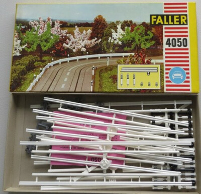 Faller AMS 4050 -- Steine und Leitplanken in OVP, 60er Jahre Spielzeug #EPS3
