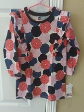 Tea Collection Kimono Dot Ruffle Sleeve A-Line Dress Size 4