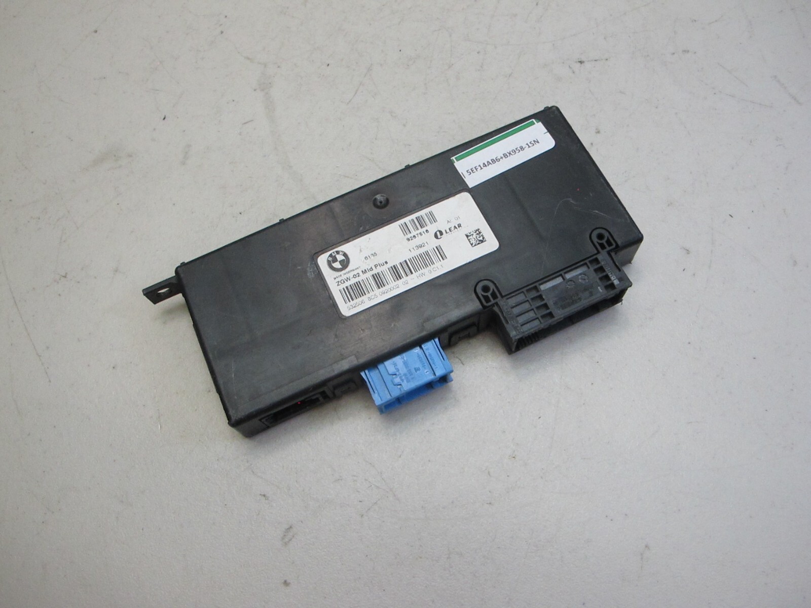 2012 BMW 528i Central Gateway Control Module Unit 61359267516 for