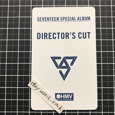 SEVENTEEN 24H HMV ウジ WOOZI Seventeen HMV JAPAN limited Director's cut Official photo