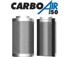 CarboAir50 Carbon Filter PreFilter Hydroponics Odour Removal 4" 5" 6" 8" 10" 12"