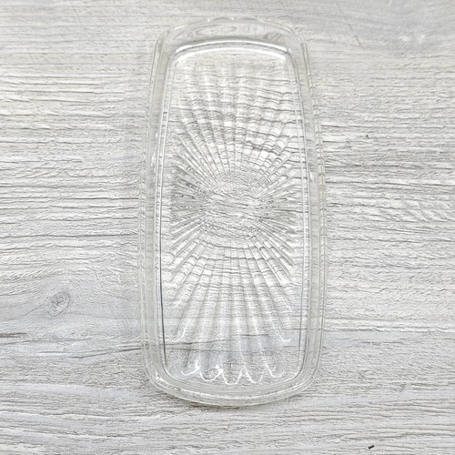 Vintage Chrome Butter Dish Glass Insert Ornate Handle Fluted Edge 3 Piece Set - Picture 8 of 10