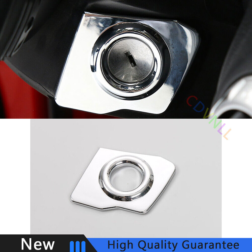 For Jeep Wrangler JK 2007-2010 Chrome Silver One-Button Start Switch Cover Trim