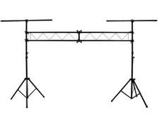 Mr Dj 10 Feet Portable DJ Lighting Truss Stand Trussing System with Dual Tripod