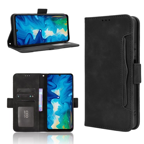 Para Doogee Note 59 Pro, Ranura para Tarjeta Separable Abatible Cuero Billetera Soporte Estuche Cubierta - Imagen 15 de 29