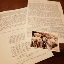 Sophie Scholl - White Rose (anti-nazi) Leaflet #1 with autographed photograph