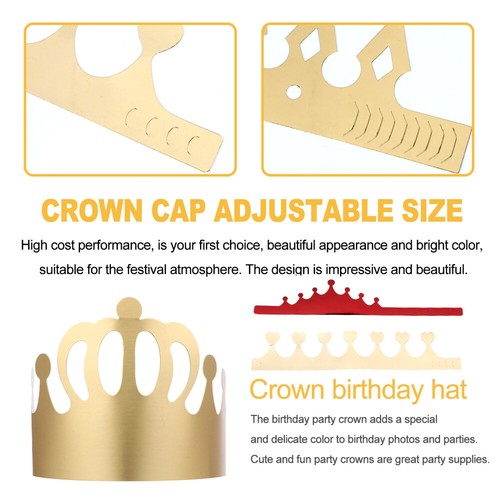 30Pcs birthday crowns Kids Birthday Party Crowns Adult - 第 12/12 張圖片
