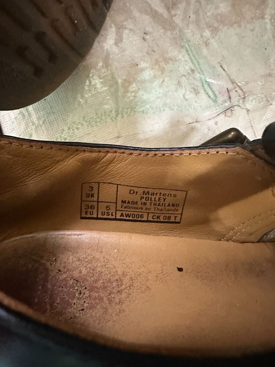Dr Martens Polley T-Bar Polly Mary Jane Shoes USL 5 UK 3 EU Dr Martens Polley T-Bar Polly Mary Jane Shoes USL 5 UK 3 EU