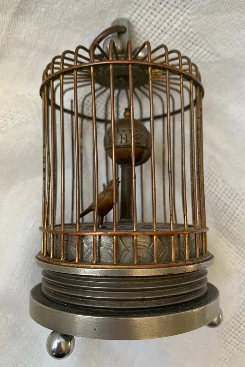 Vintage bird cage clock Electronics