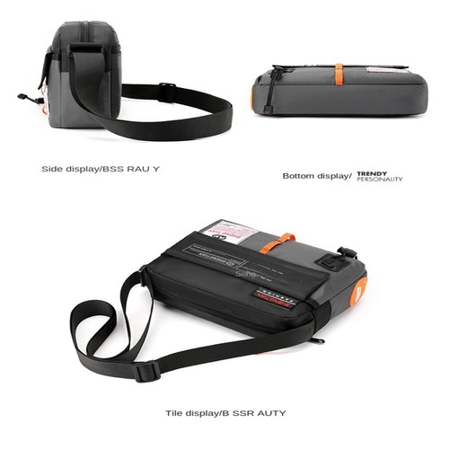 Nylon Men Sling Bag Storage Crossbody Casual Travel Bag - Bild 6 von 13