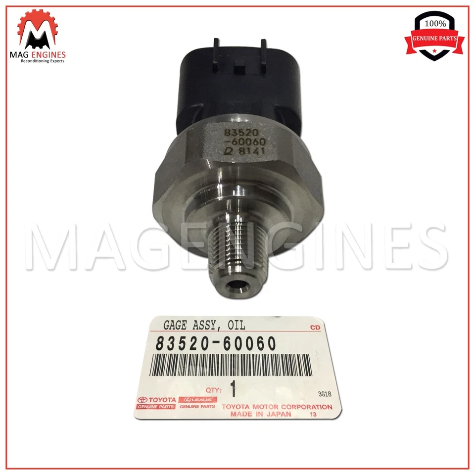 83520-60060 GENUINO OEM TRANSMISOR DE PRESIÓN DE ACEITE CONJUNTO DE MEDIDOR 8352060060 Foto 2 de 4