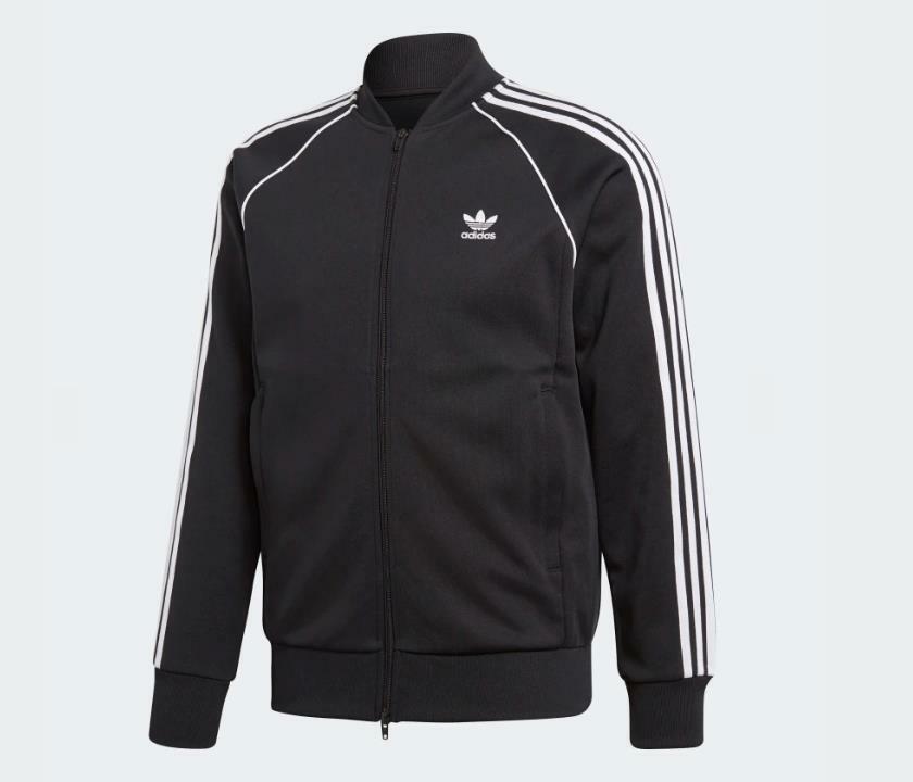 Adidas Originals Superstar Track Jacket Black/White Men's Medium