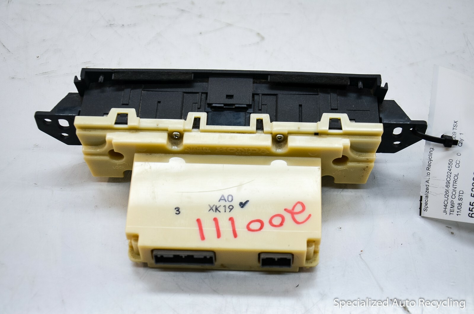 20092014 ACURA TSX FRONT DASHBOARD AC A/C HEATER CLIMATE CONTROL UNIT