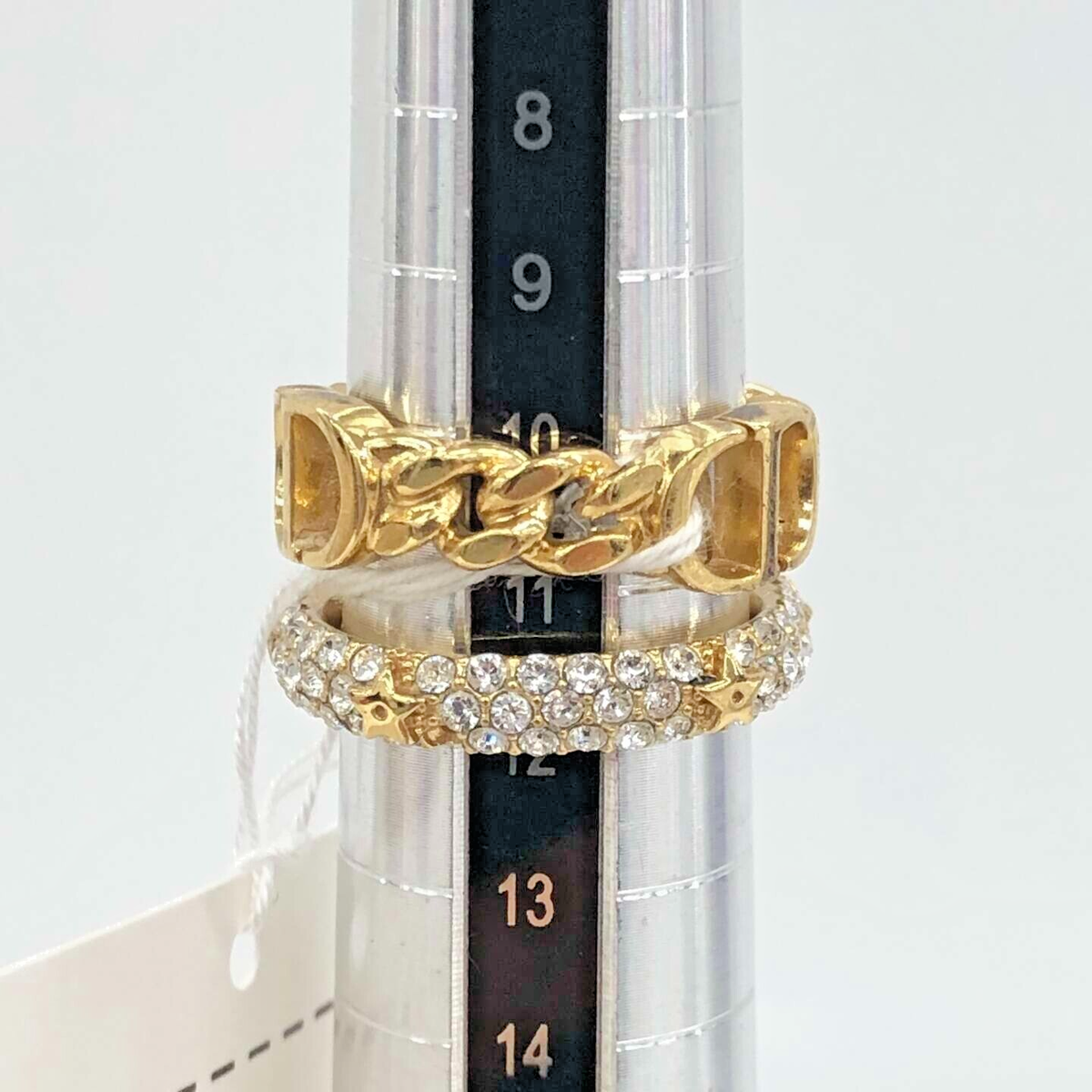 ✨現行・超美品✨DIOR petit CD クリスタル パヴェ リング スター org.jpg