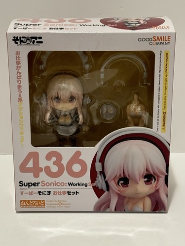 Nendoroid Super Sonico Working Set 436 Good Smile Company Actionfigur Anime