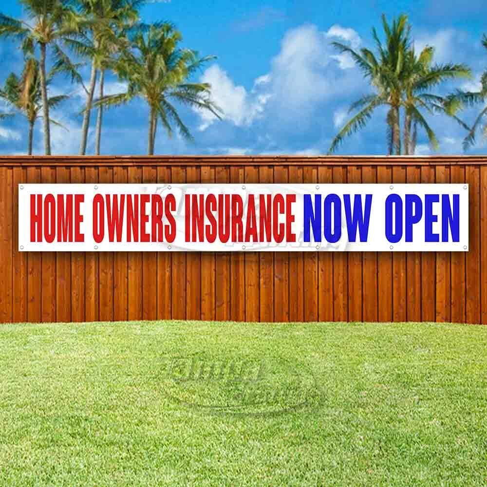 Home Insurance Now Open Advertising Vinyl Banner Flag Sign Large Huge Xxl Size