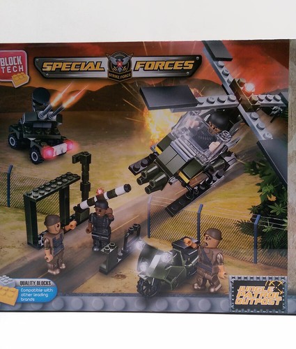 Block Tech Army Special Forces Steine Spielzeug Bauset Militärbasis Kinder 6+ NEU - Bild 8 von 8