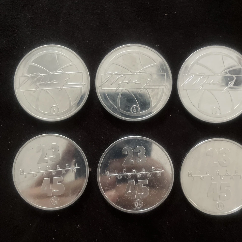 Brand New (10) Michael Jordan Pog Metal Slammers Street Kaps Milk Caps Pogs - Image 2 of 4