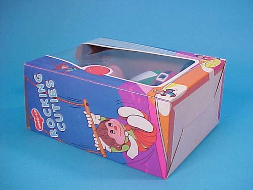 Vintage Schaukelzirkus Affe Aufziehspielzeug Hongkong verpackt 1970er #1539 - Bild 7 von 7