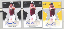 2020 Leaf Perfect Game Auto Three card lot Cameron Cauley