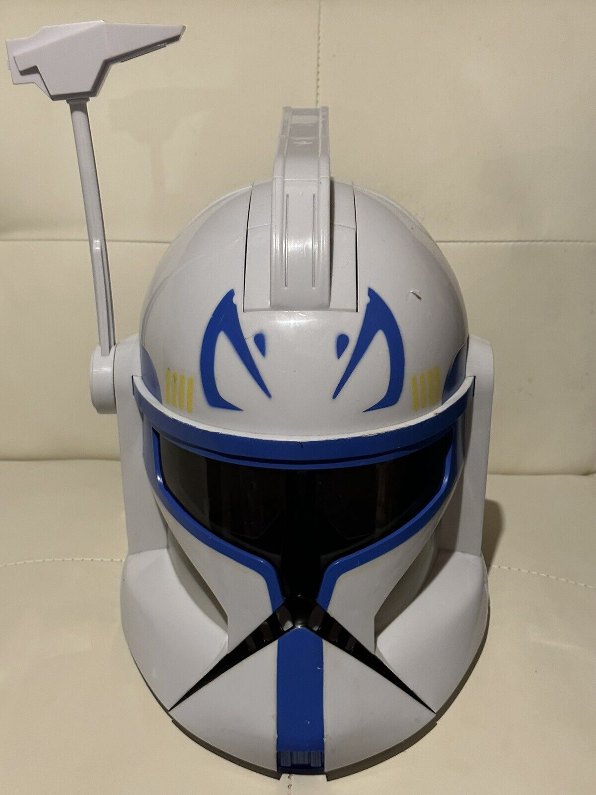 Star Wars Captain Rex Clone Trooper Hasbro 2008 Electronic Mic Helmet WORKING