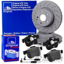 ATE BREMSSCHEIBEN 330mm GELOCHT + BEL&Auml;GE VORNE f&uuml;r MERCEDES S-KLASSE W220 C215