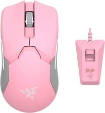 Razer Viper Ultimate mit Ladestation | Beidhändige Esports Gaming Mouse | Quartz
