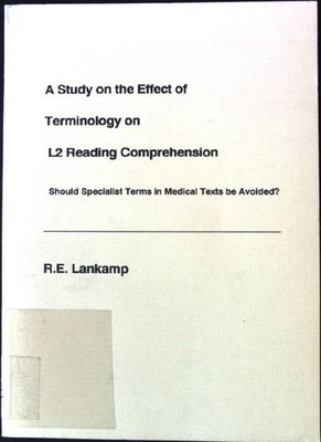 A Study on the Effect of Terminology of L2 Reading Comprehension: Should Special