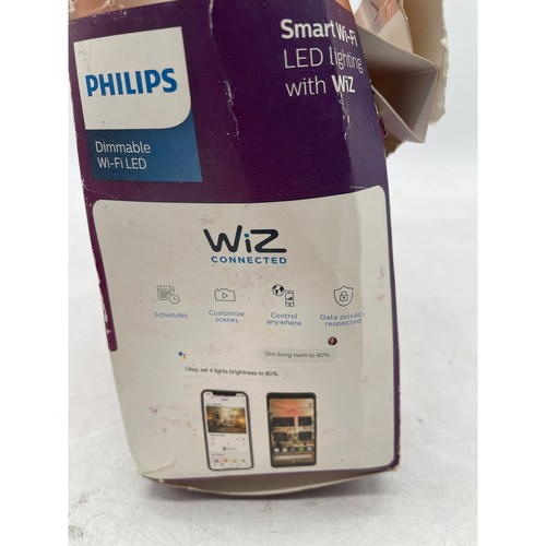 Philips Smart 100-Watt Equivalent Wi-Fi WiZ Connected A21 LED Light Bulb - Picture 4 of 6
