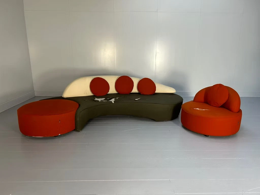 Canapé Bubble framboise Roche Bobois