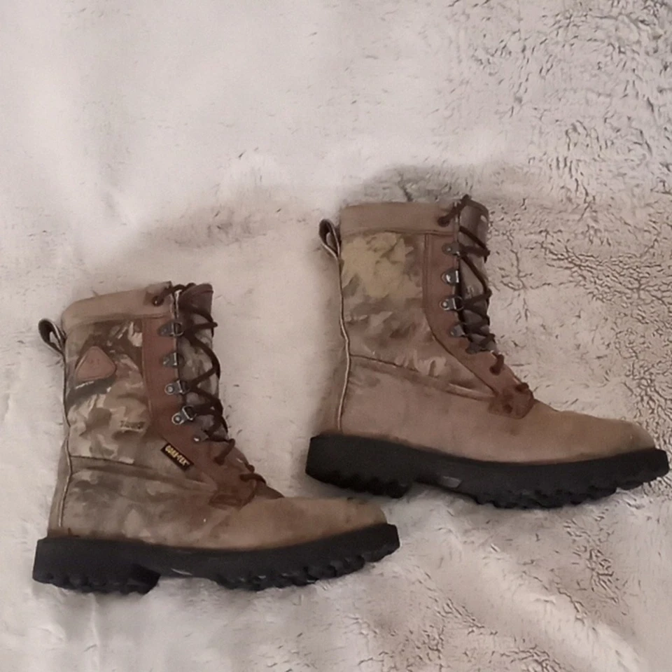 Rocky Forager Camo Hunting Mucking Workwear Goretex Boot w 800 Grams Thi… - Image 3 of 4
