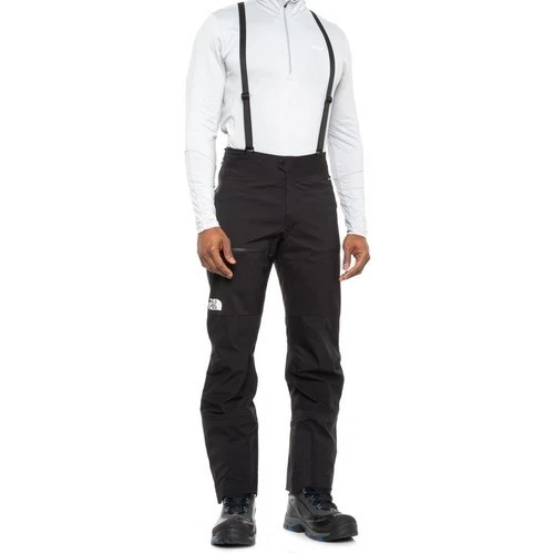 $350 TNF The North Face DryVent Waterproof Shell Snow Pants Bib S/Reg Black