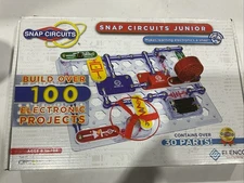 ELENCO/Snap Circuits Jr. 100 Experiments/Electronics Discovery Kit/New-Open Box 