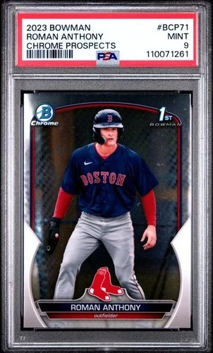 Roman Anthony 2023 Bowman Chrome Prospects #BCP71 PSA 9