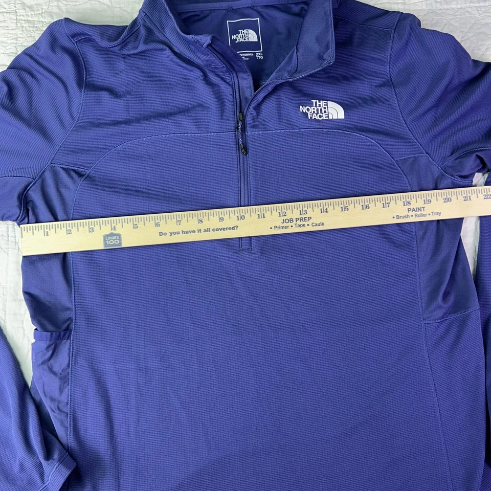 Pullover North Face para mujer 2XL cuarto cremallera atlético ligero top exterior Foto 4 de 4