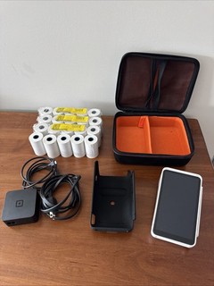 Square Terminal Mobile Credit Card Payment And Printer Includes Accessories!