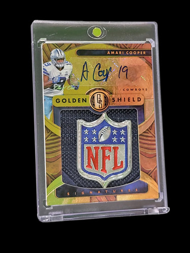 2021 Panini Gold Shield  Amari Cooper #GSS-AC 1/1 NFL Shield Patch