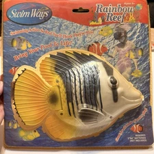 Swim Ways Rainbow Reef Swimming Action Pool Fish 17002,  2002 Large. In Package.