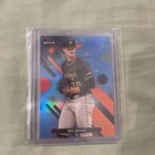 2025 Topps Finest Blue Refractor Paul Skenes baseball card /325
