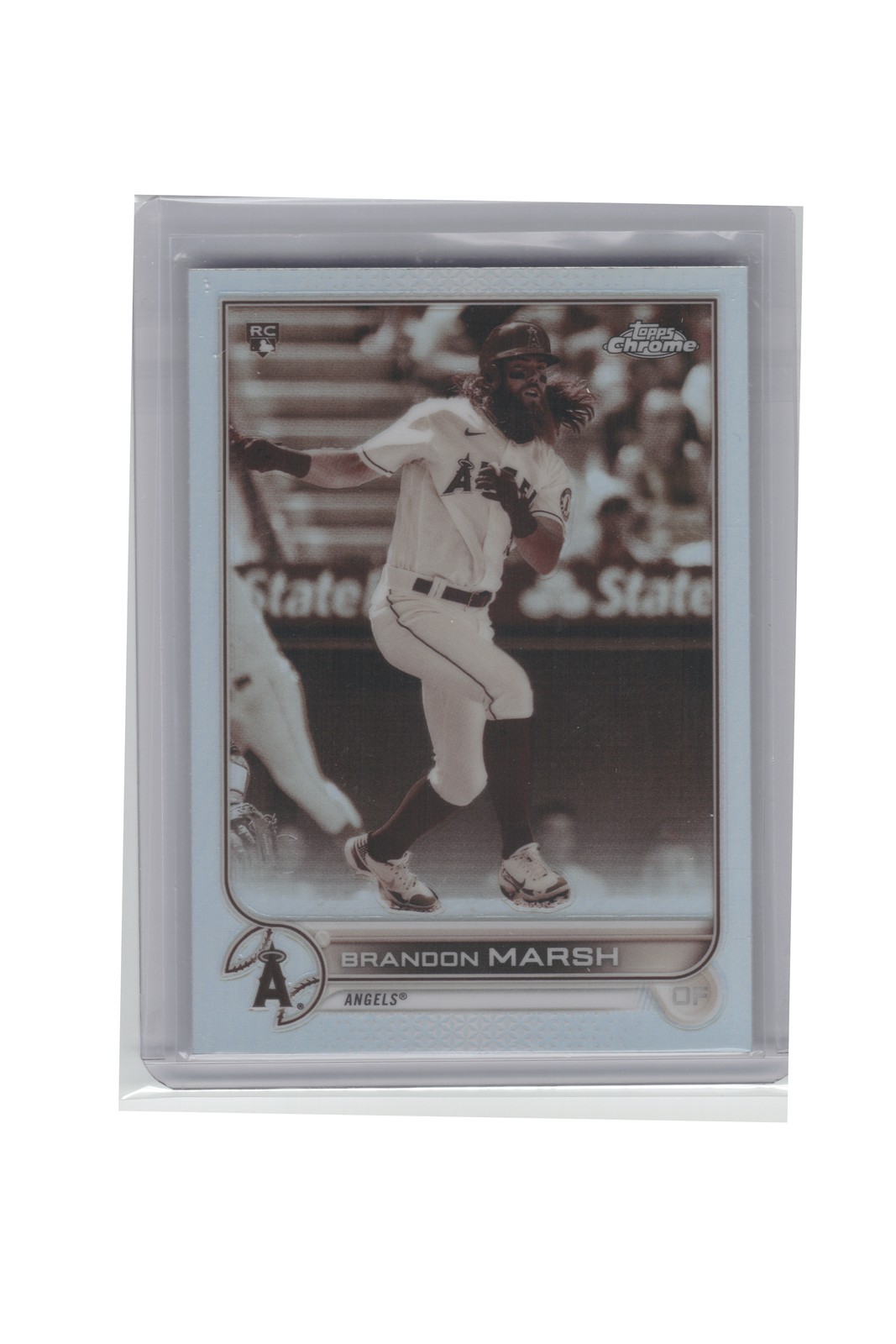 2022 Topps Chrome #133 Brandon Marsh Sepia Refractor B4R3C31