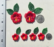 COE 96 Fusible Glass Flowers Hibiscus and Leaves for Your Fused Glass Projects
