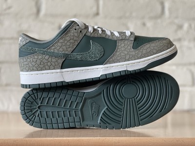 Nike Dunk Low Retro Prm Urban Landscape 2.0 Dark Stucco Vintage Green Size 12.5