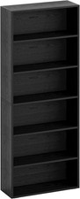 Bookshelves and Bookcases Floor Standing 6 Tiers Display Storage Shelves 70 in T