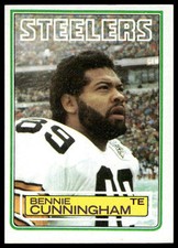 1983 Topps #360 Bennie Cunningham Pittsburgh Steelers NM+