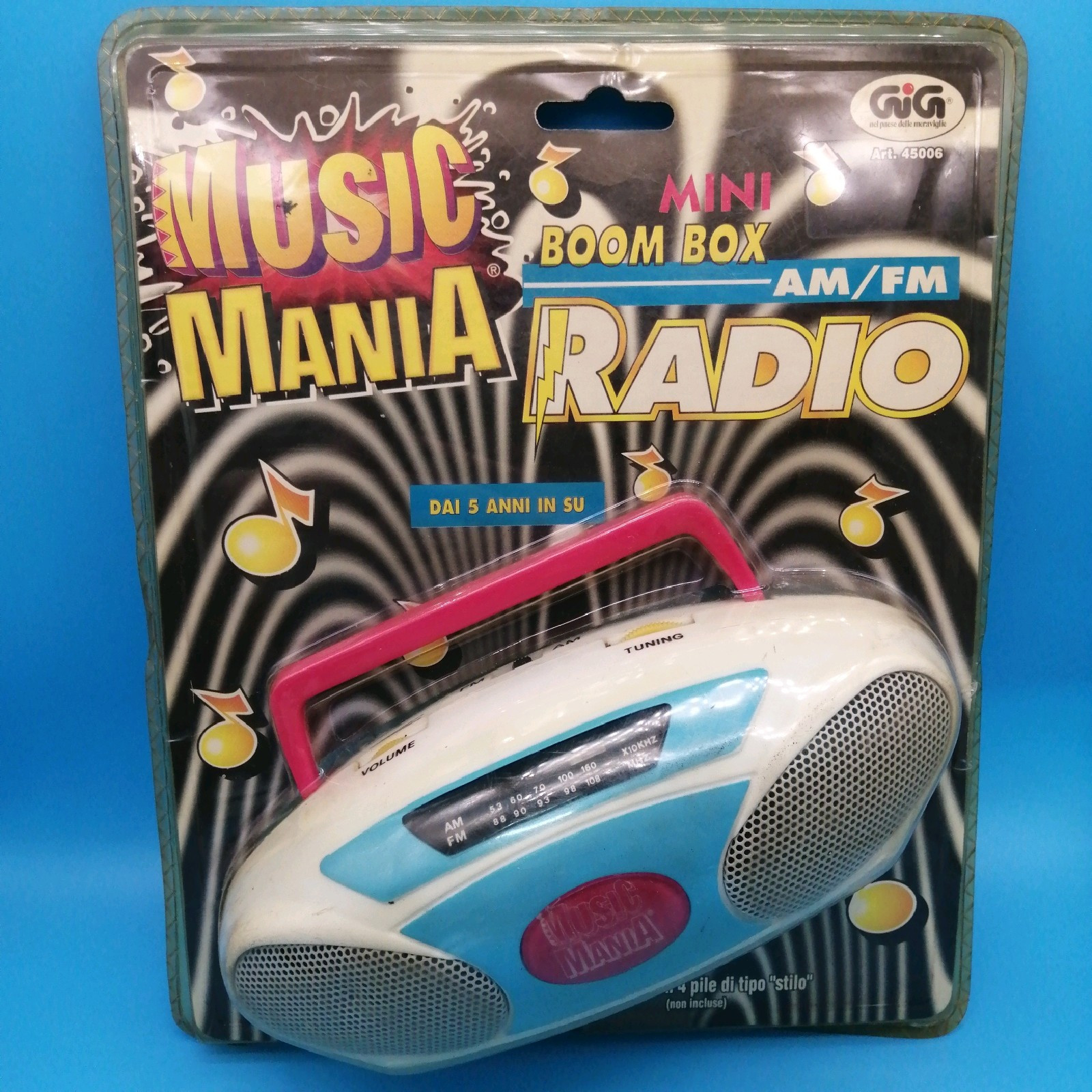 Tiger GIG RADIO Music Mania - Boom Box Retro Estetica Y2K Streetwear