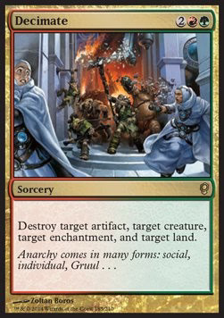 Magic/MTG Decimate CNS-185 Rare Englisch Excellent
